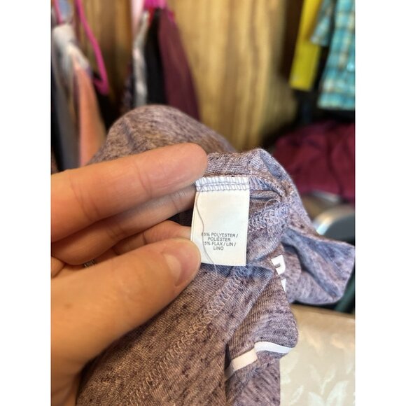 Victoria's Secret Angel Purple Heathered Racerback Tank Knit Stretch NWT Sz M - Picture 9 of 10